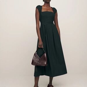 Reformation Zabel Dress Black - Size 8